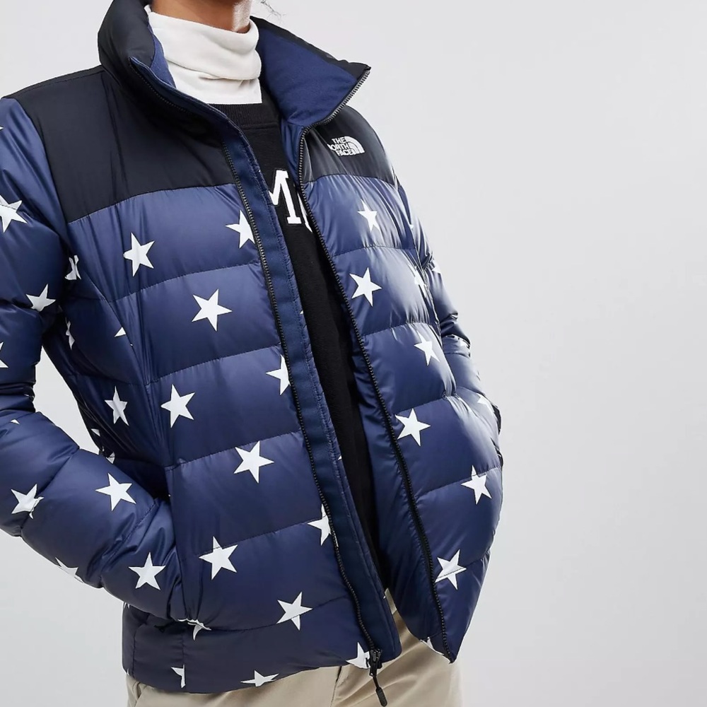 The North Face USA International Star Print Padded Jacket size M